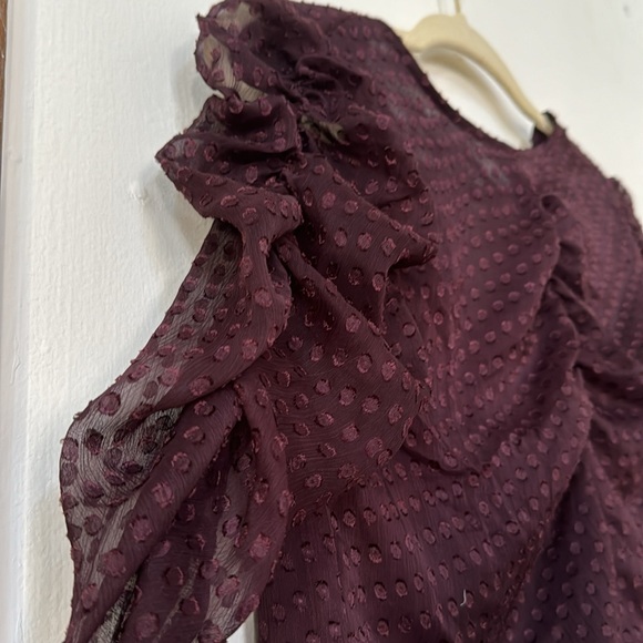 Polka dot ruched blouse - Picture 2 of 3